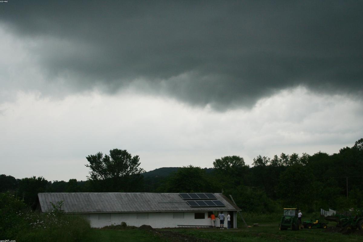 Close view of a new rooftop solar array with clean racking lines at a home on the Eastern Plains